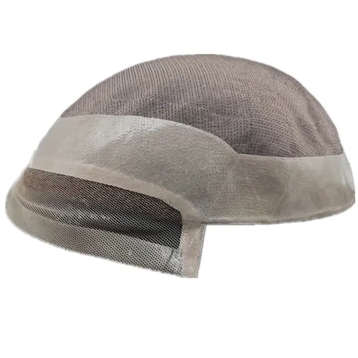 Toupet pour hommes Mono & NPU pièces de cheveux humains unités