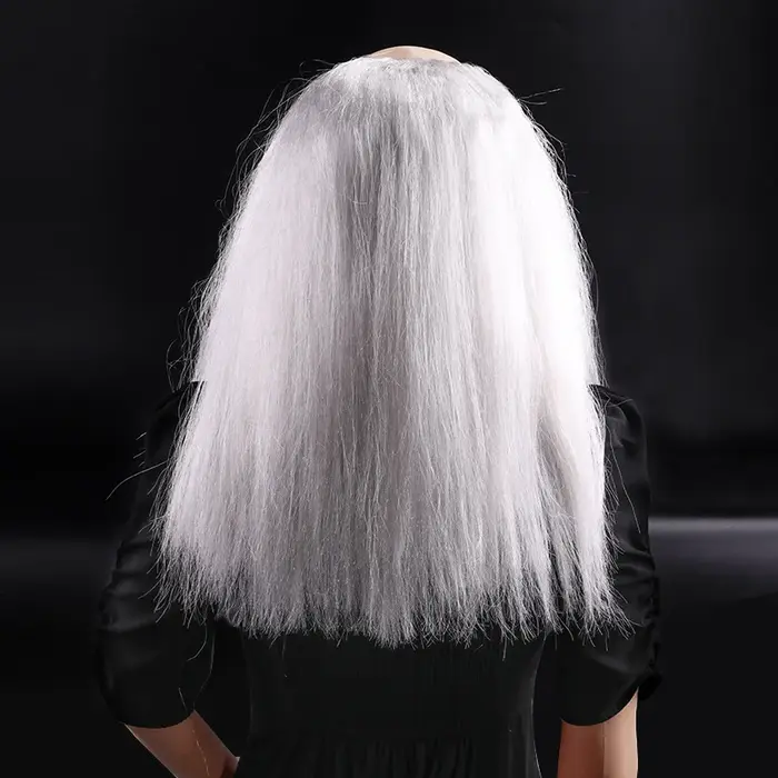 Perruque de tête chauve de Cosplay d'halloween pour adulte