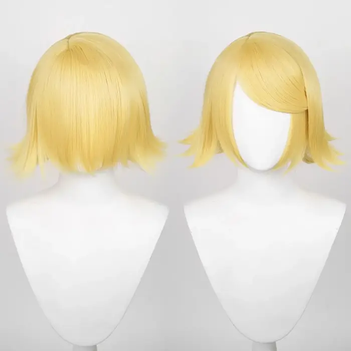 Perruque de cosplay Halloween Anime Rin Len