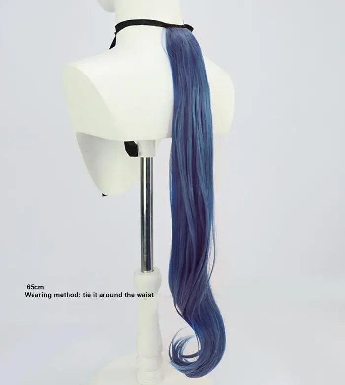 Cosplay Uma Musume jolie Derby Hishi Amazon perruque Halloween anime fête bleu longue perruque
