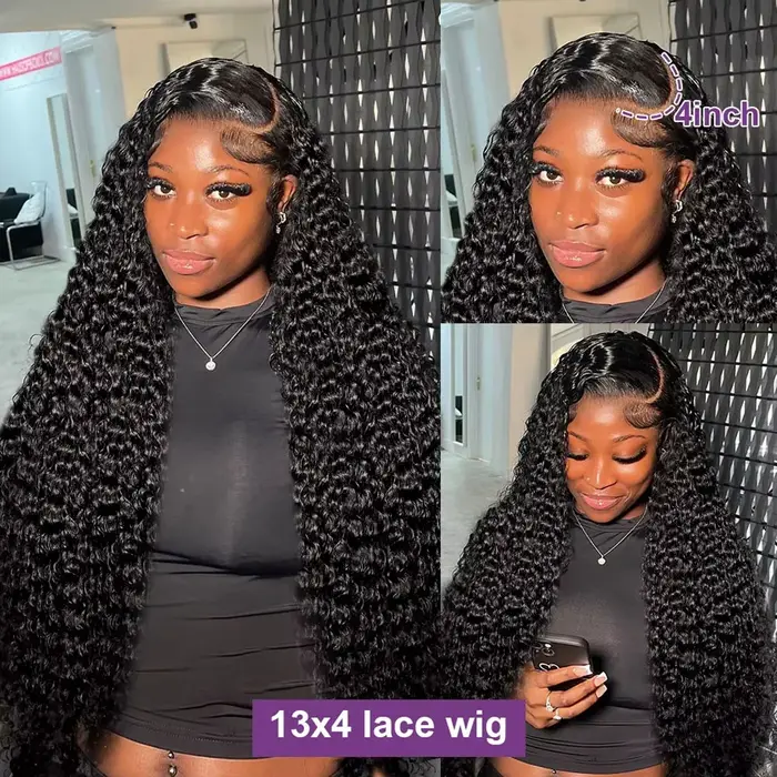 Perruque Lace Front Wig naturelle brut ondulée vietnamienne