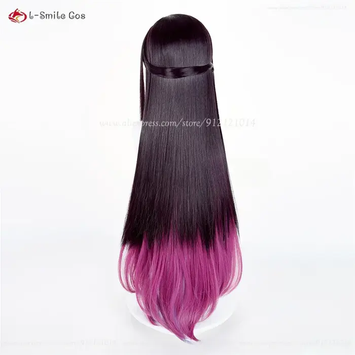Perruque de Cosplay synthétique Helektra 96cm