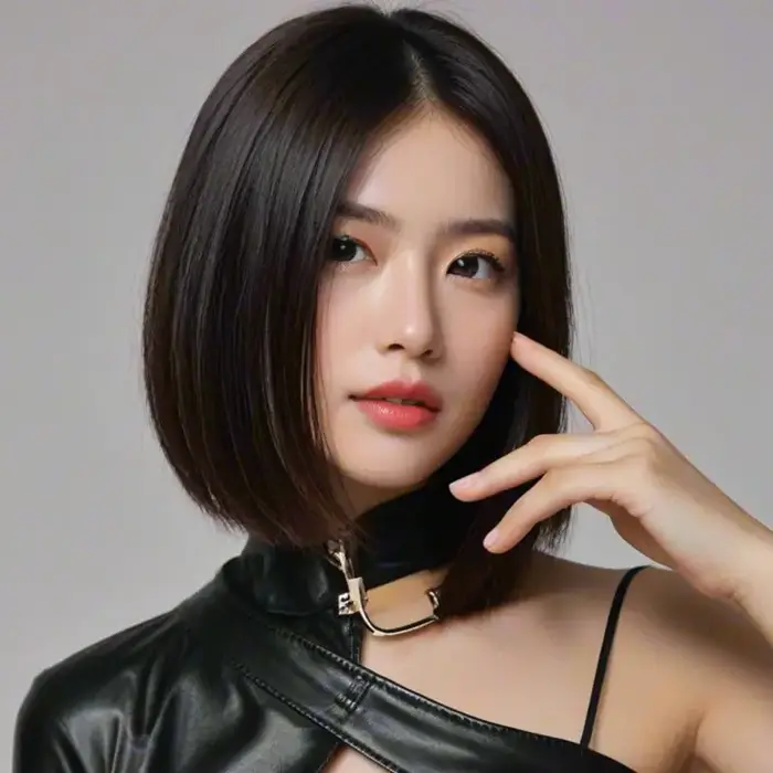 Perruque Bobo noire de 12 pouces – Cheveux synthétiques de haute qualité pour femmes – Style polyvalent