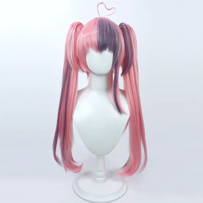 NIJISANJI virtuel YouTube Ironmouse Cosplay perruque Halloween fête accessoire cheveux synthétiques fibre résistante à