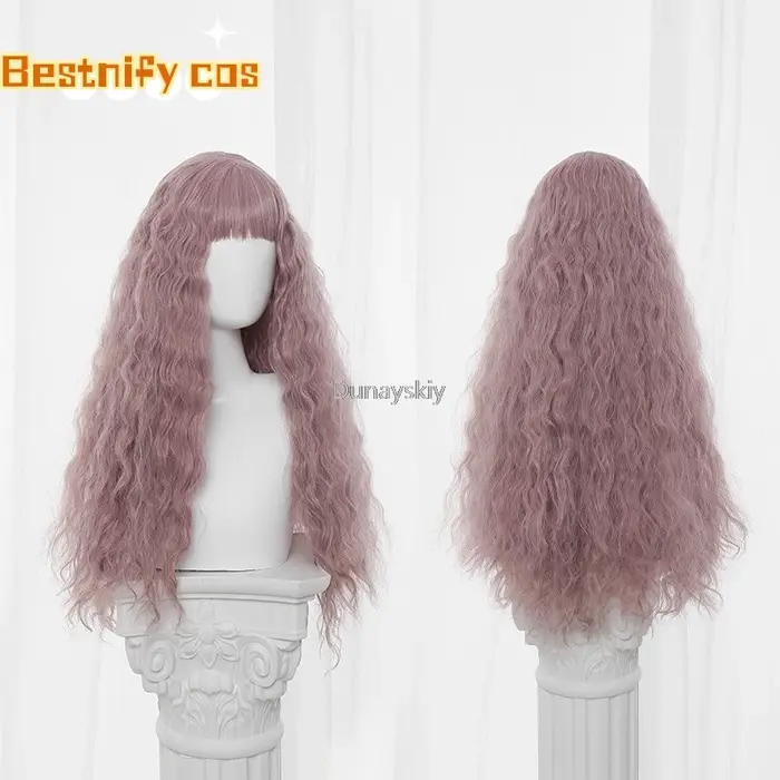Anime NANA Reira Serizawa Cosplay perruque longue bouclée rose