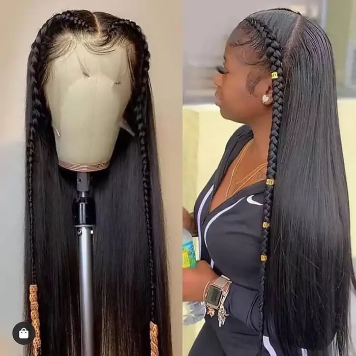 Perruques Lace Front HD transparentes ultra-lisses 13x4 et 13x6, 30 et 40 pouces, en cheveux humains