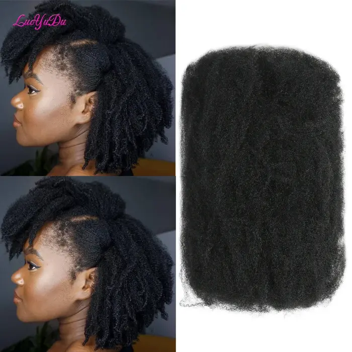 Extensions capillaires synthétiques Afro crépues et bouclées