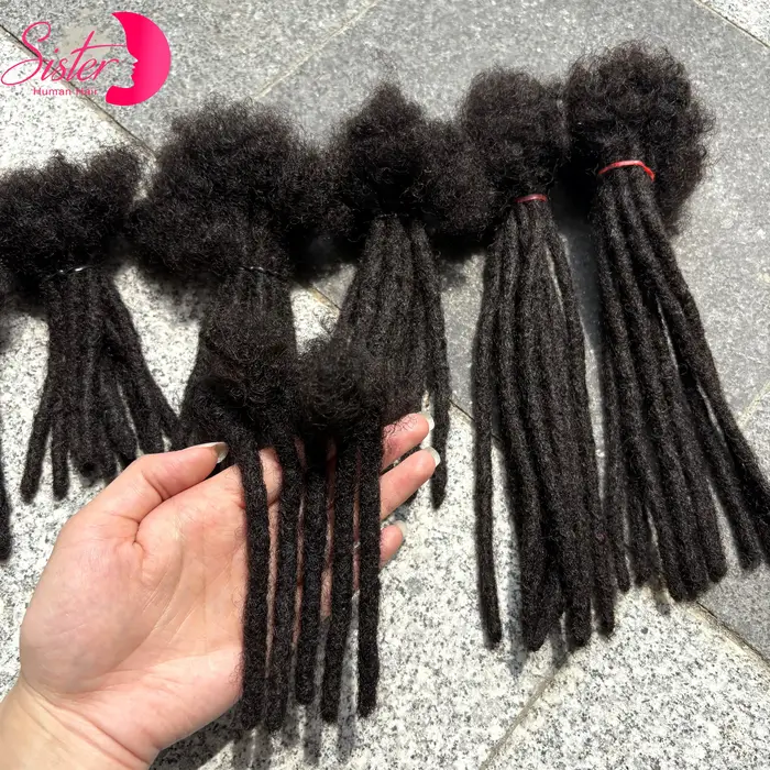 100% Extensions de cheveux humains Inter Loc 0.6 cm de largeur 4-8 pouces 50 brins