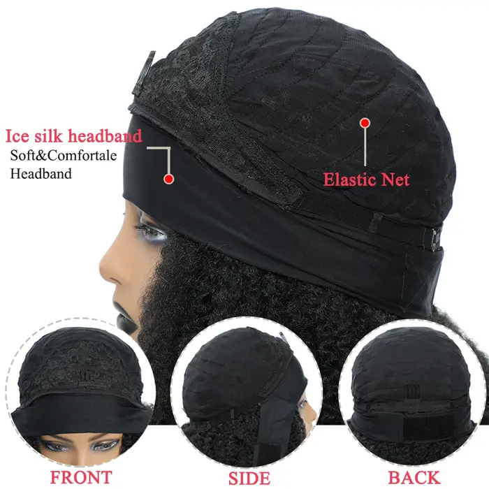 Wakego Afro crépus Marley torsion perruque noir Ombre brun cheveux