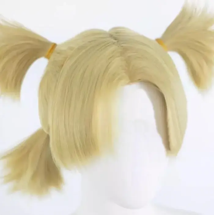 Perruque Cosplay Temari synthétique courte et lisse