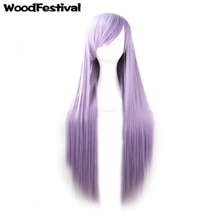 Perruques de cheveux synthétiques pour femmes perruque de Cosplay 80 cm
