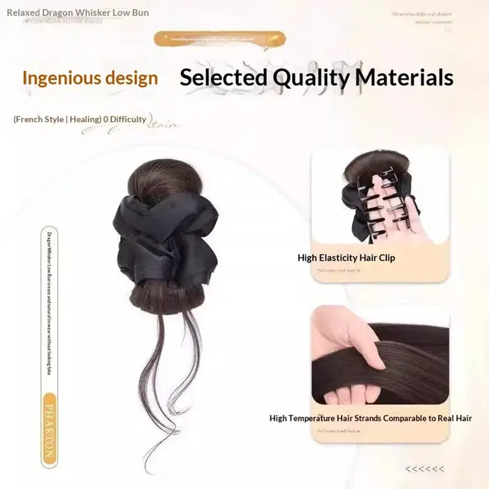 Chignon synthétique pour femme