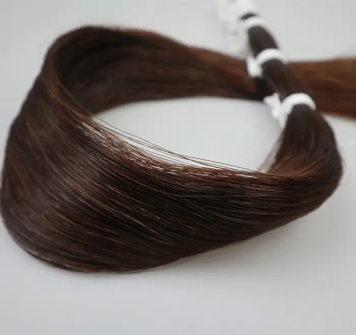 500g 100% vrais cheveux de queue de cheval blanc/noir/marron/gris violoncelle/Double basse/cheveux d'arc de violon