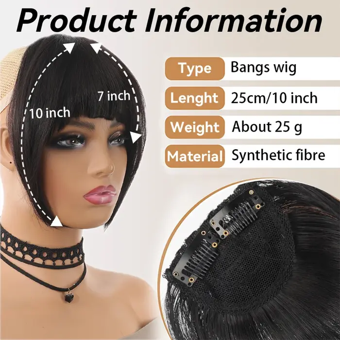 Extensions de franges à clipser