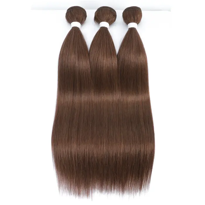 Extensions de cheveux raides tissage