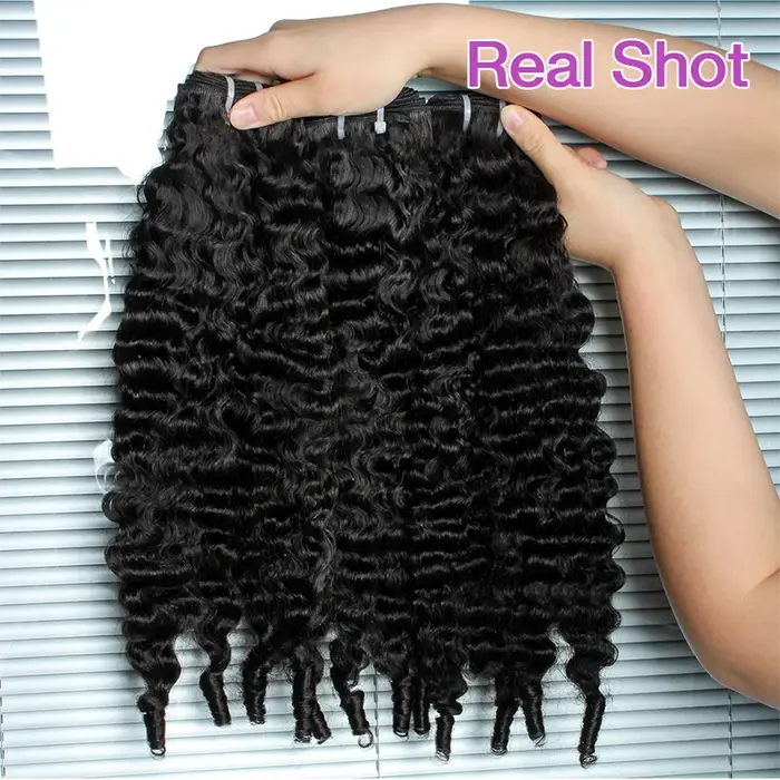 Extensions de cheveux humains bouclés birmans 100% vierges, tissage 15A, cheveux naturels bruts, poi