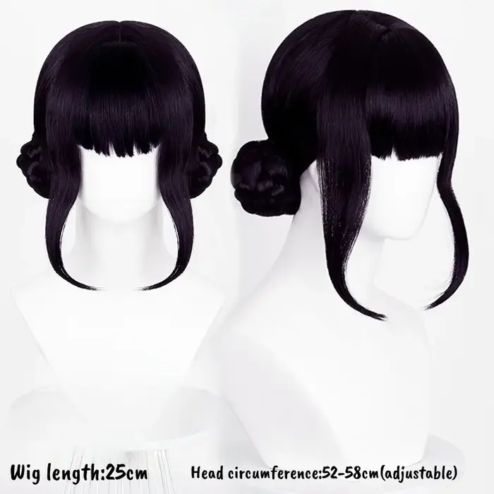 Film Kpop Anime Cosplay perruques violet noir rouge cheveux longs résistant à la chaleur perruques s