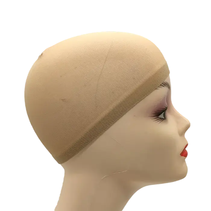 Lot de 2 bonnets de perruque en filet extensible pour tissage de cheveux, noir et marron, pour la co