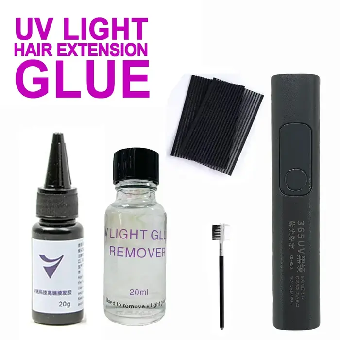 V-light ensemble d'extension de cheveux technologie perruque morceau
