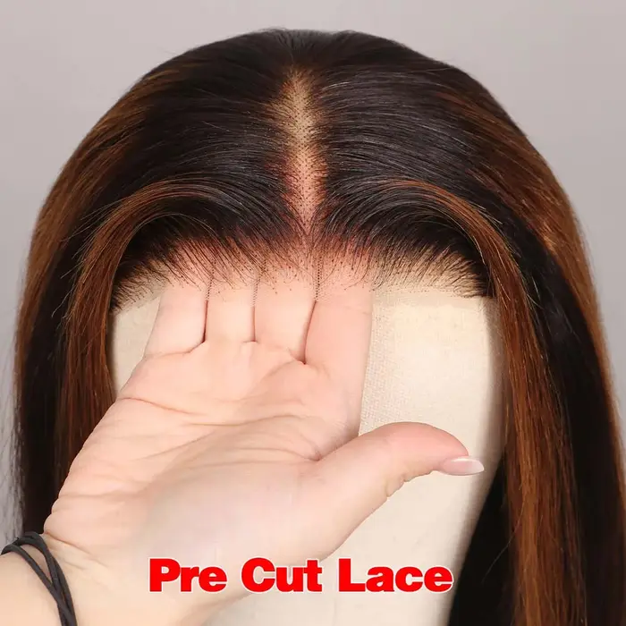 Perruque Bob Courte en Cheveux Humains 6x5 Sans Colle Prête à Porter