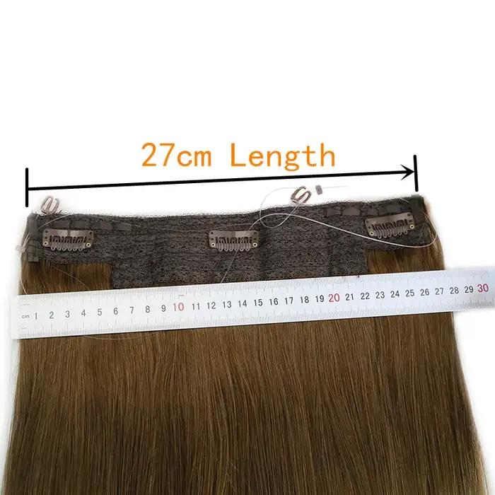 Extension de cheveux humains ligne de poisson droite 100%