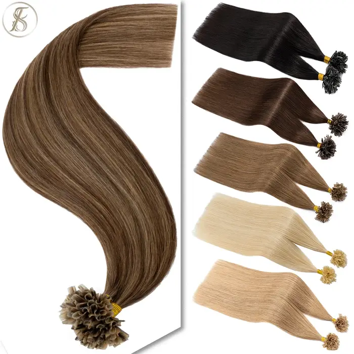 U Tip Extensions de Cheveux Humains