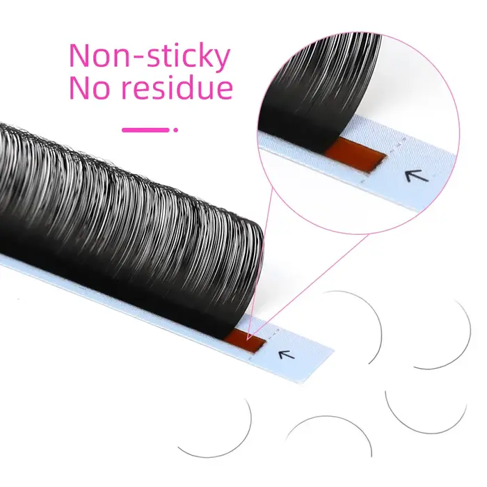 Rujade faux cils extension personnelle naturelle douce russe rouleau extensions