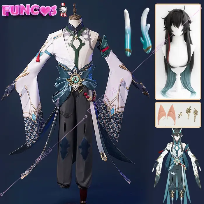 Perruque Lunae Cosplay de Dan Heng Imbibitor