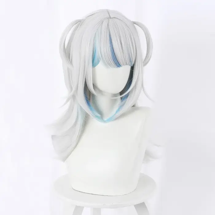 Anime Gawr Gura Cosplay Perruque