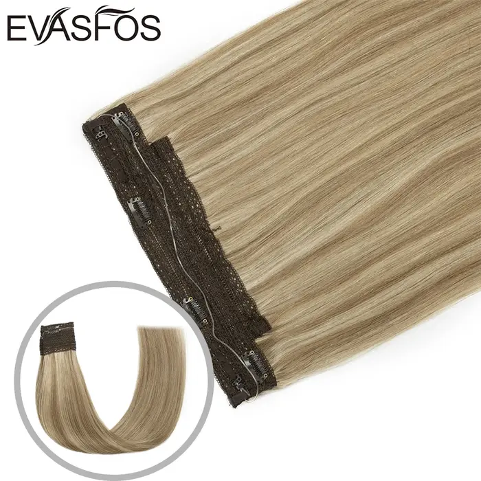 Extension de cheveux à clip invisible pour femme