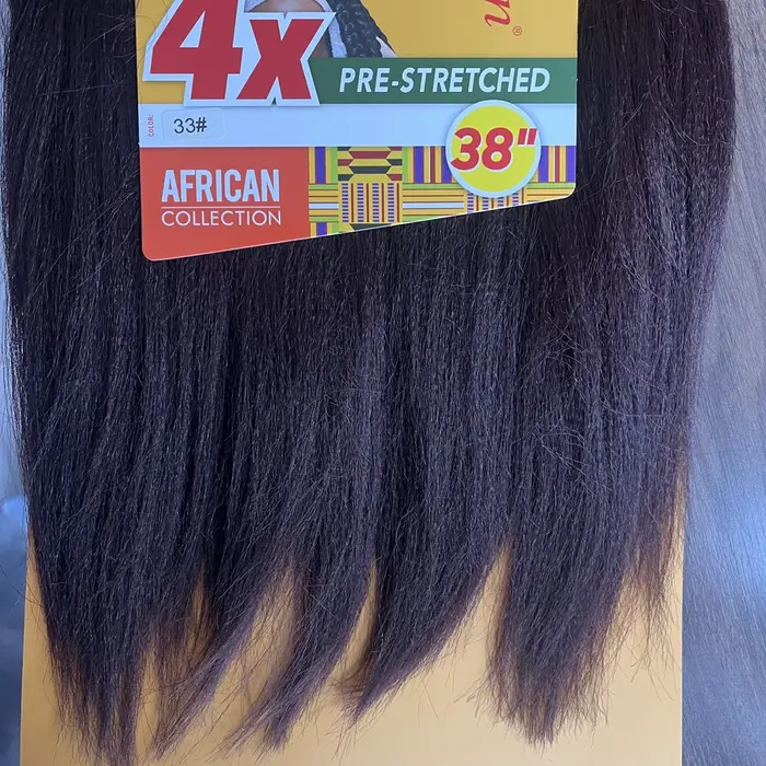 4x Sensationnel pré-précié 38 pouces tresse de cheveux synthétiques kanekalon ignifuge pour tresse d