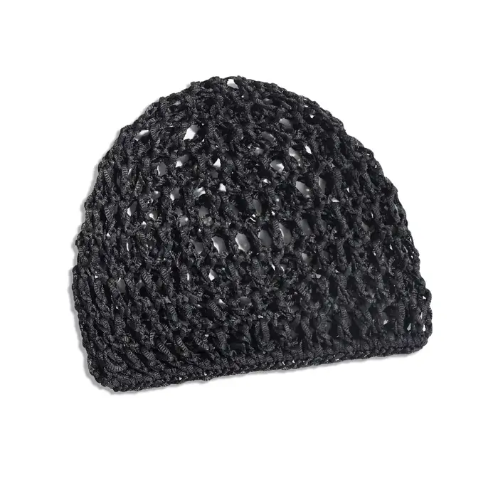 Bonnet en filet respirant simple, bonnet au crochet confortable, bonnets de perruque, bonnets chimio