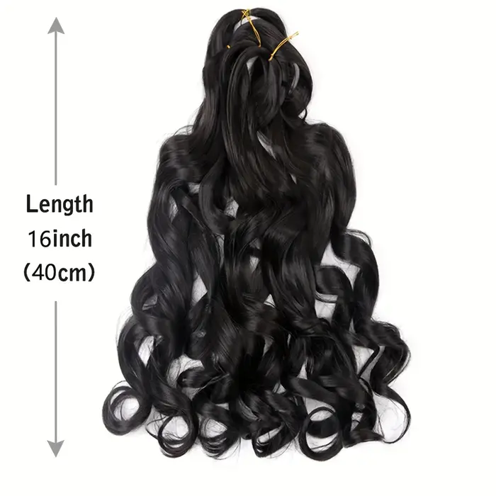 Extensions de cheveux tressés en spirale pour femmes, boucles françaises, cheveux synthétiques pré-é