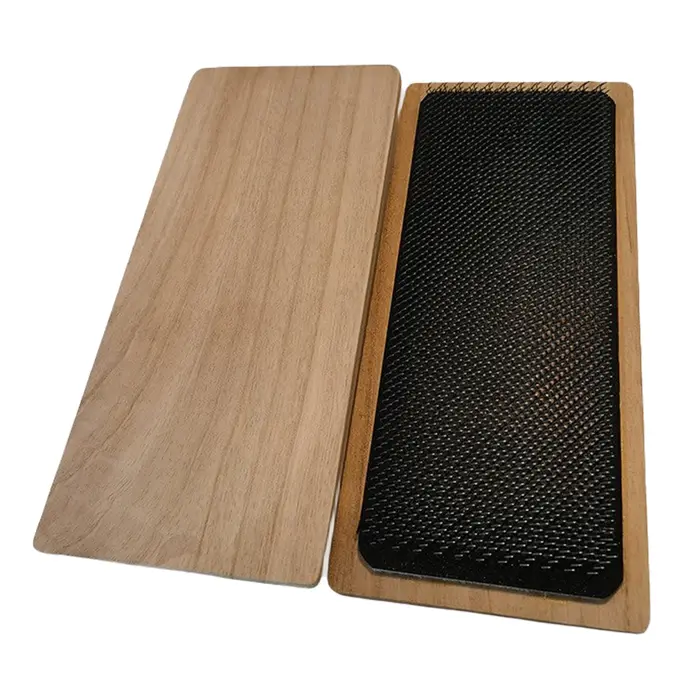 Tapis de dessin en bois pour cheveux
