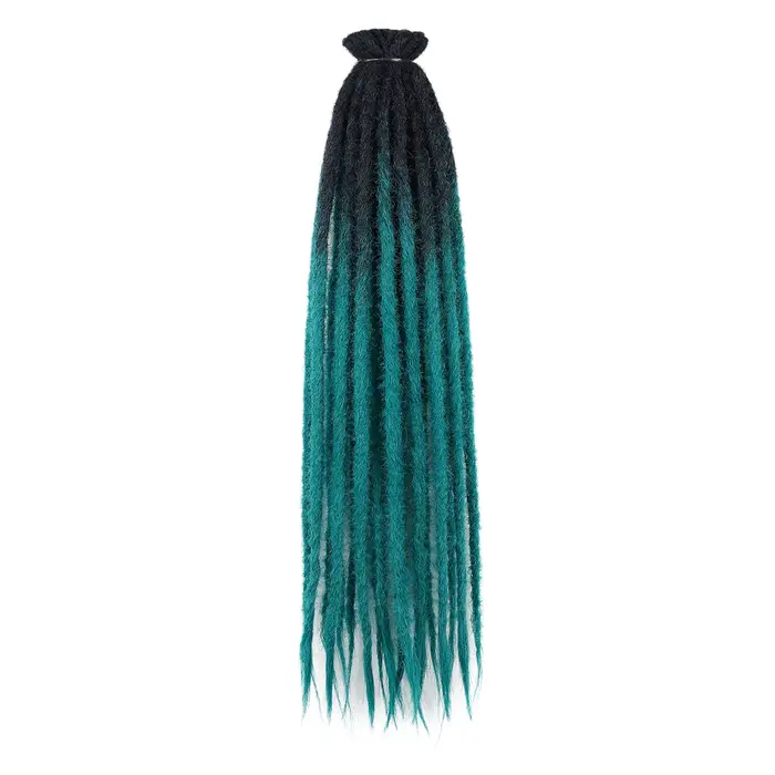 Crochet boîte tresses Crochet cheveux Dread Lock Double Afro tressage Extension de cheveux 24 pouces