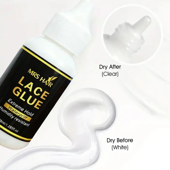 1/3/5 colle à dentelle 38ml colle à dentelle imperméable à tenue extrême adhésif pour perruque front