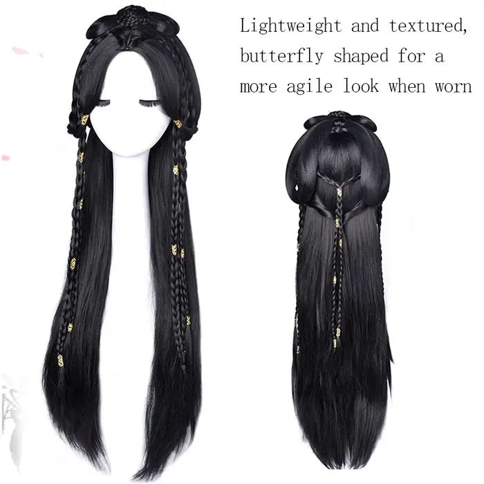 XIYUE – perruque synthétique longue et lisse pour constum chinois