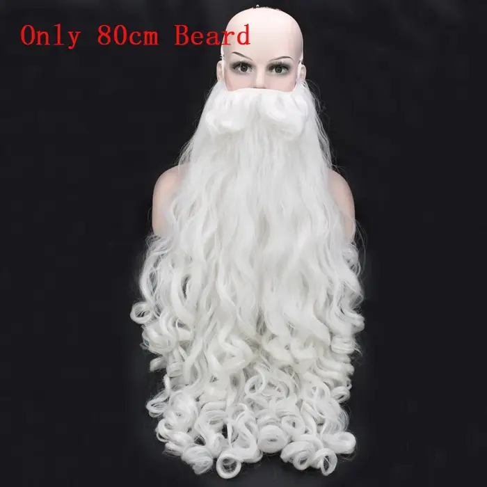 Perruque de Cosplay de noël pour adultes