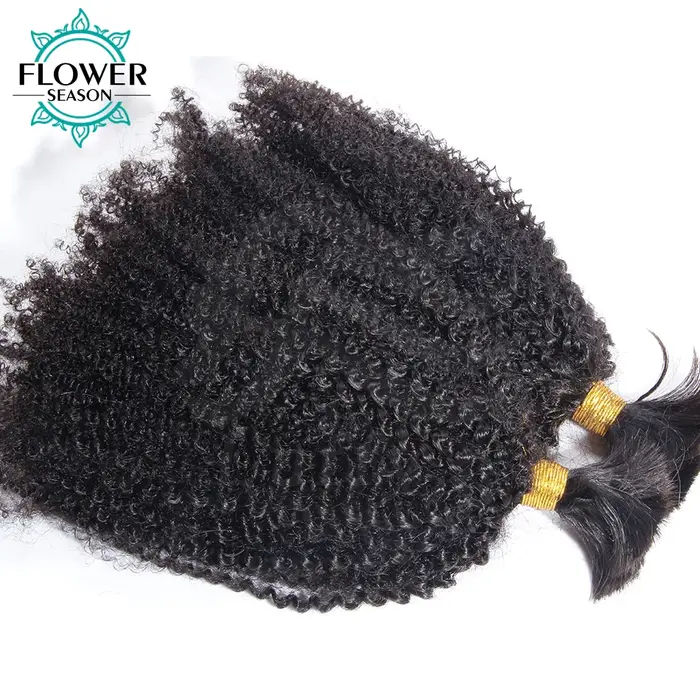 Afro Kinky Curly Human Hair Bulk