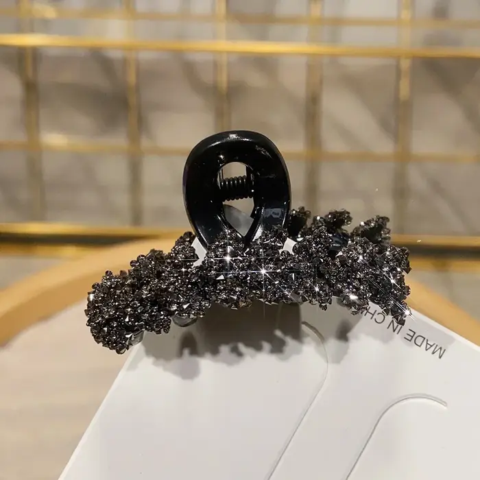 Petite pince à cheveux brillante scintillante pour femmes et filles, pince latérale, frange frontale