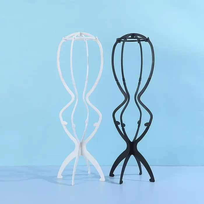Support de perruque pliable