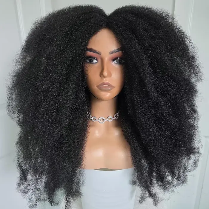 Perruque Afro Kinky Jumbo en dentelle HD