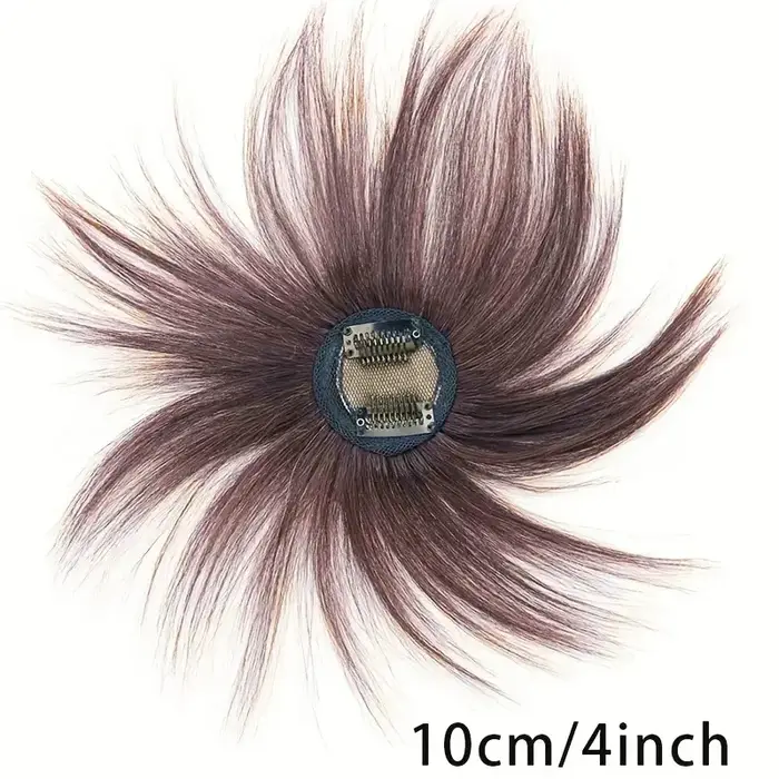100% vrais cheveux humains Topper pour les femmes postiche brune droite pour le Volume léger remplacement