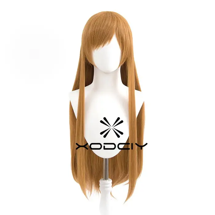 Perruque Cosplay Kirito Yuuki en Fiber de résistance à la chaleur
