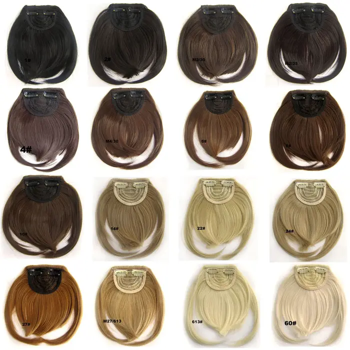 Réinitialisation in Bangs Extensions de cheveux pour femmes