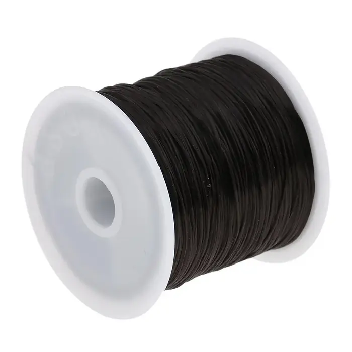 6 rouleaux 60M Salon cristal élastique chaîne cheveux tissage coudre décoration fil pour fil