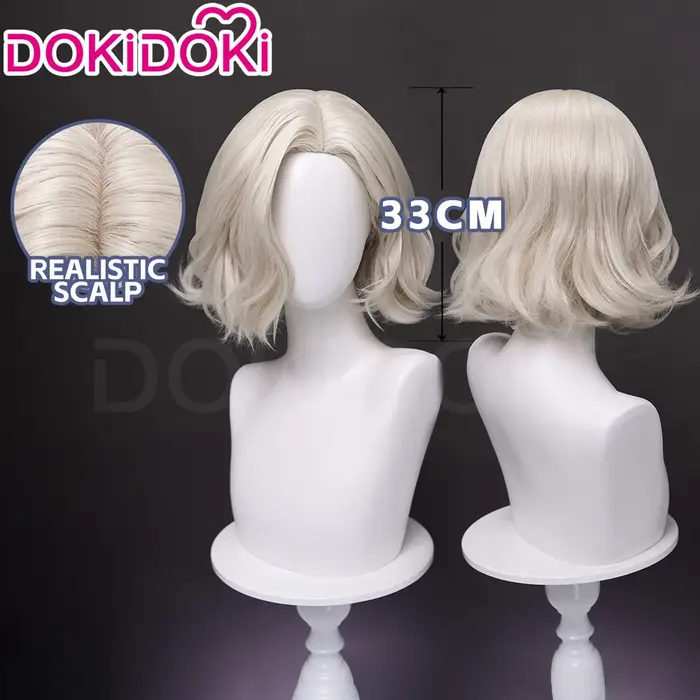 Perruque de cosplay DokiDoki pour femme