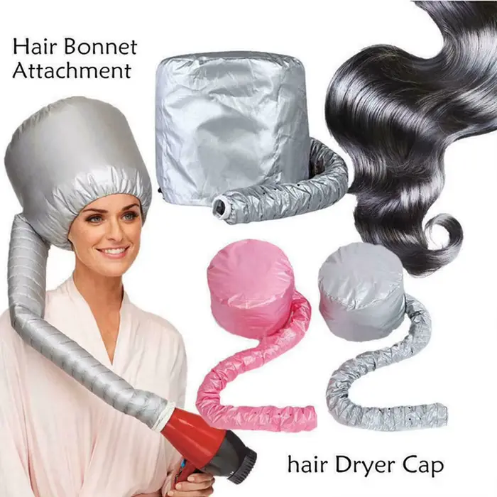 Bonnet de coiffure pour cheveux secs, pratique et réglable, pour SPA, chauffé, vapeur pour sèche-che