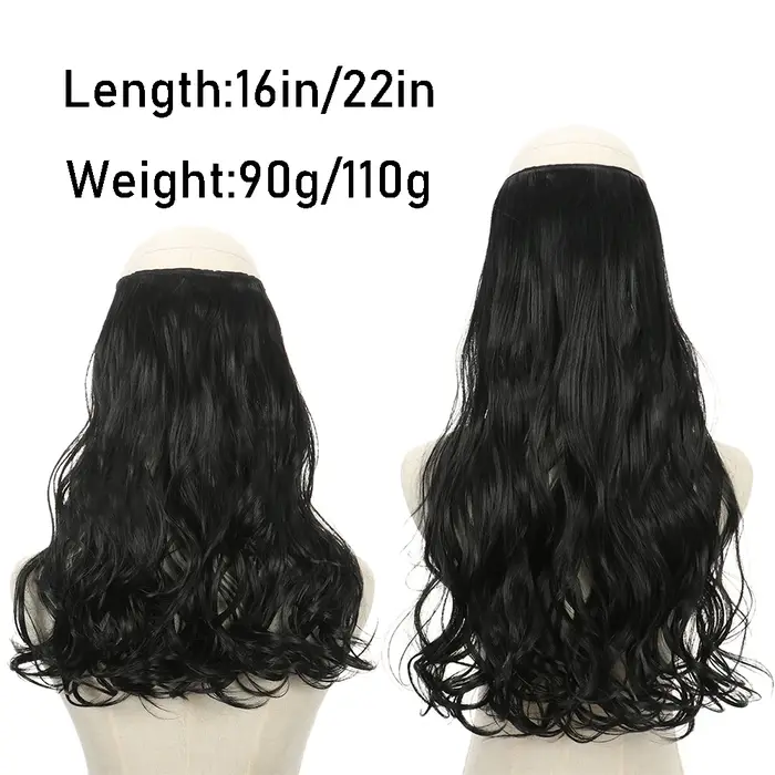 Extensions capillaires synthétiques sans Clips