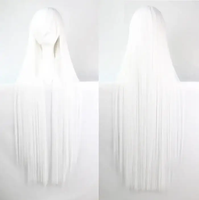 Perruques synthétiques blanches pour femmes